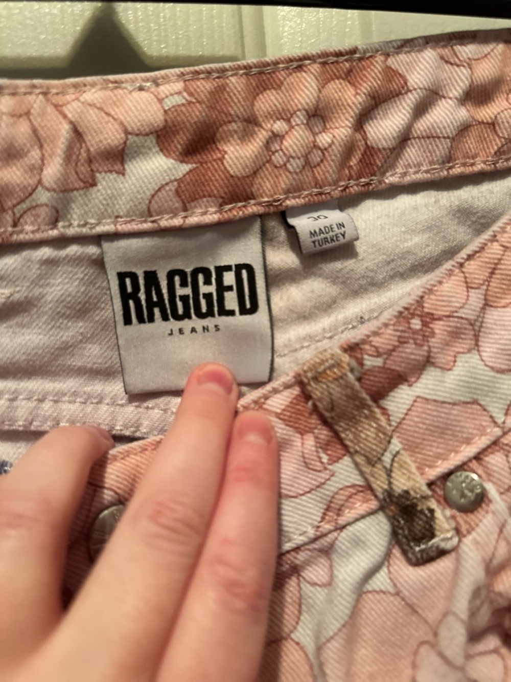 The Ragged Priest Two-Tone Floral Bootcut Jeans (Great Condition- NOT NWT!) - Picture 4 of 8